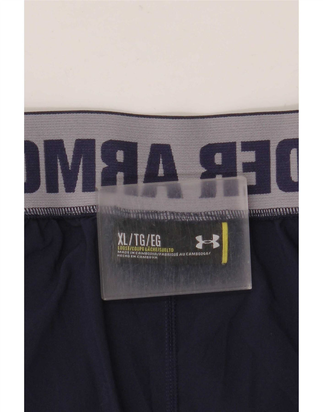 Pantaloncini sportivi grafici da uomo Under Armour XL blu navy