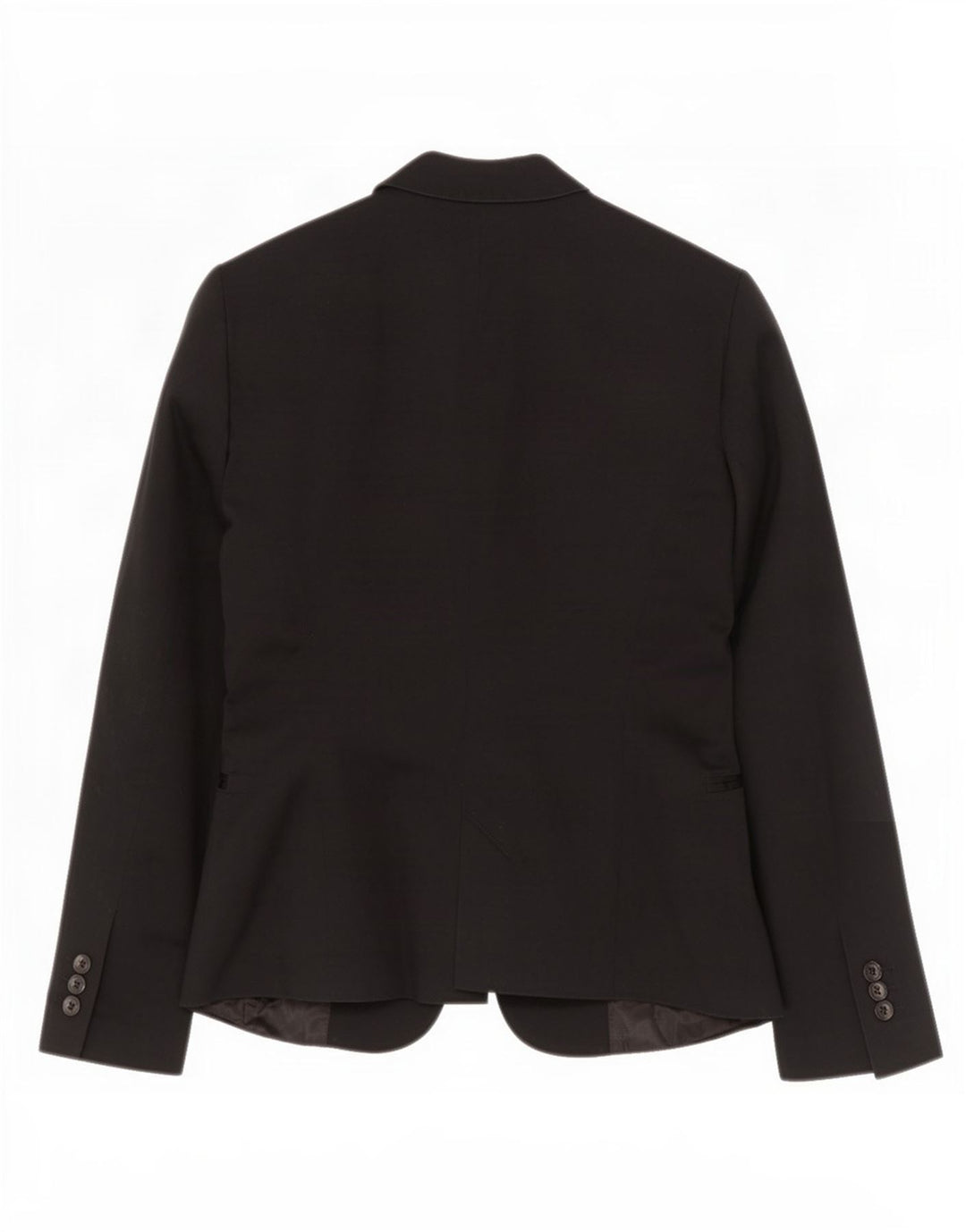 Giacca blazer da donna a 1 bottone Zara UK 12 cotone nero medio