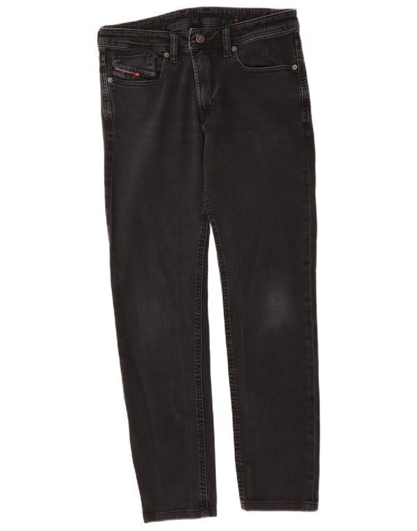 Jeans slim da donna Diesel W30 L29 cotone nero