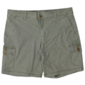 Pantaloncini cargo da donna Eddie Bauer US 12 Large W36 cotone kaki