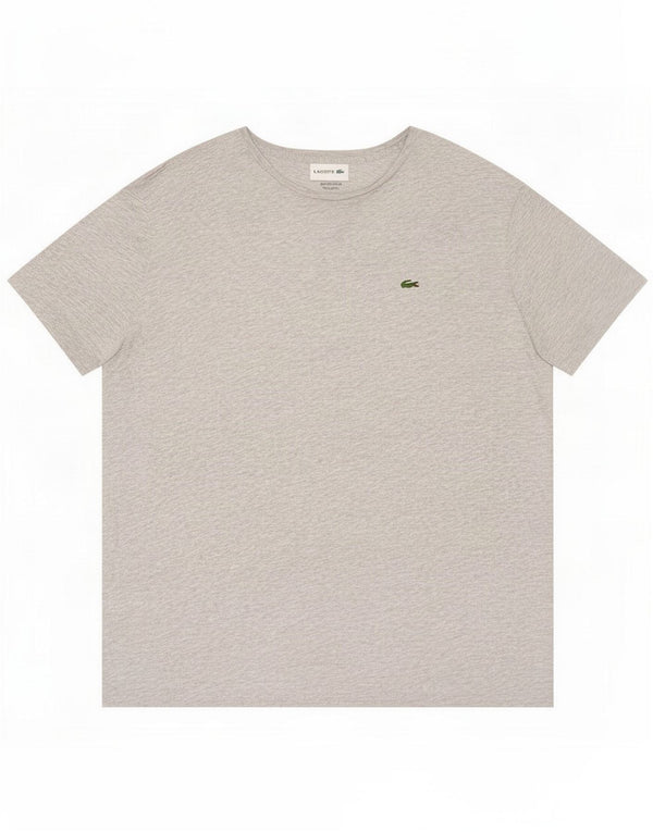 T-shirt da uomo Lacoste taglia 8 3XL grigio cotone