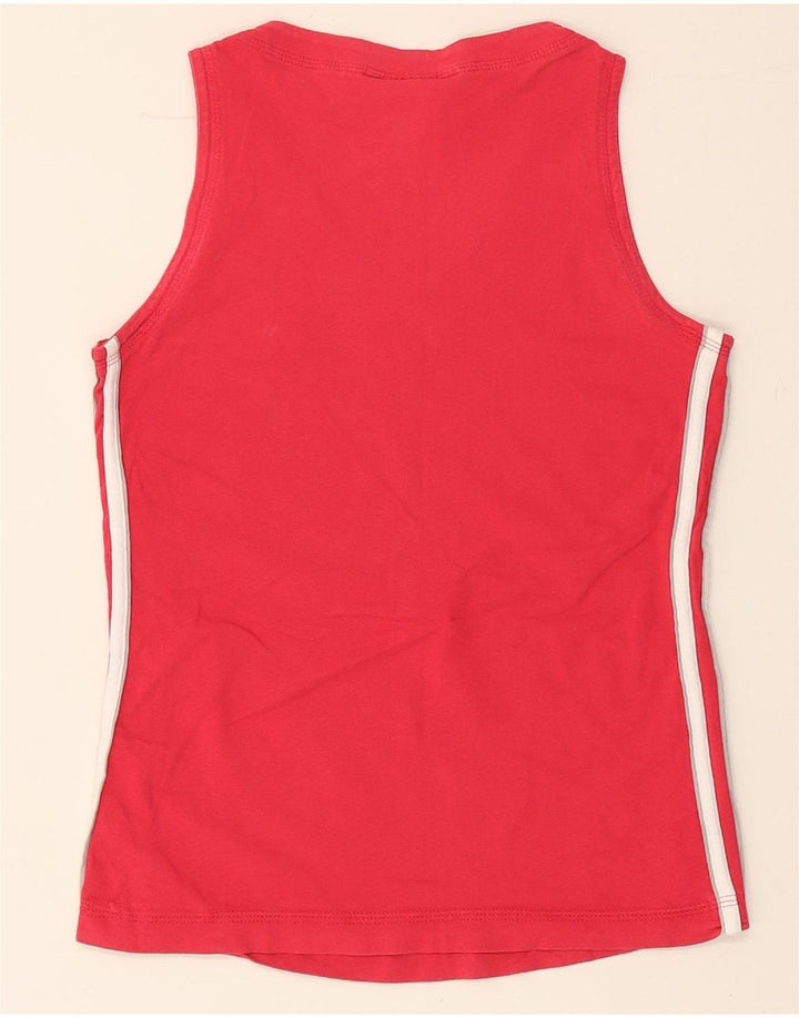 Canottiera Adidas da donna UK 10 piccola in cotone rosso
