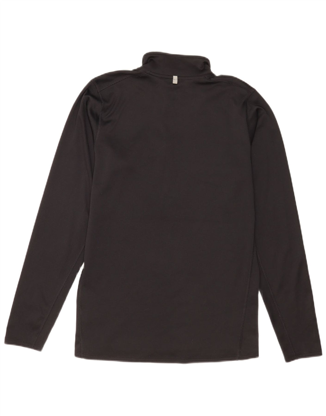 Nike Maglia da corsa da uomo con zip e collo a maniche lunghe in poliestere nero medio