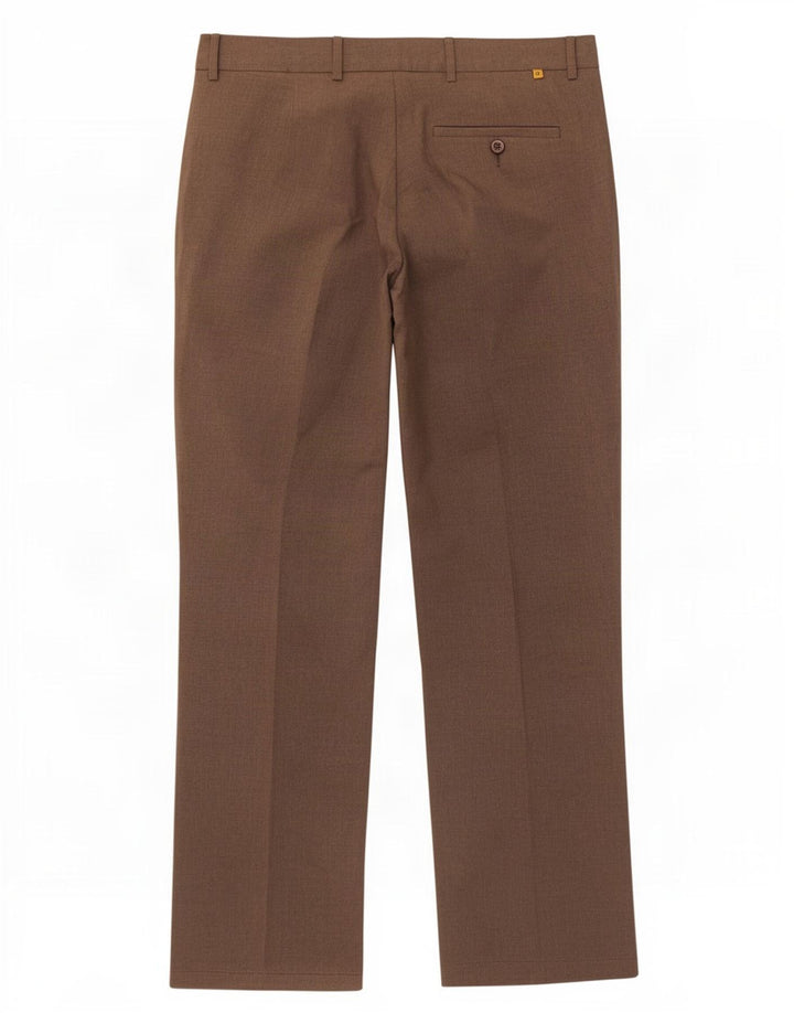 Pantaloni chino dritti da uomo Farah W36 L31 poliestere marrone