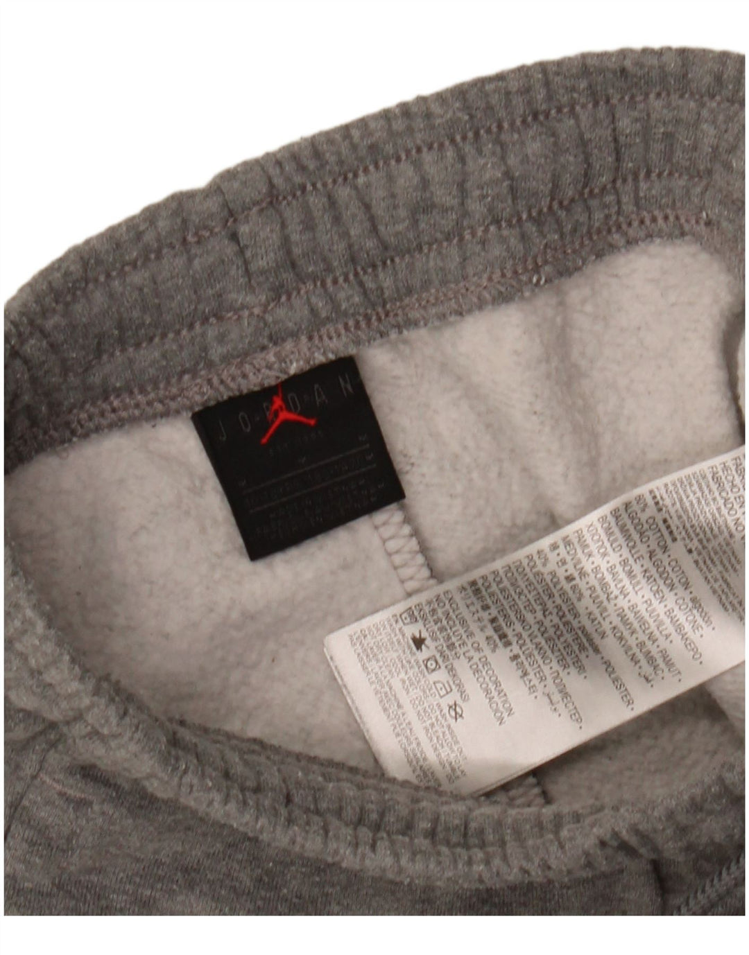 Pantaloni della tuta da ragazzo Jordan Joggers 10-11 anni in cotone grigio medio