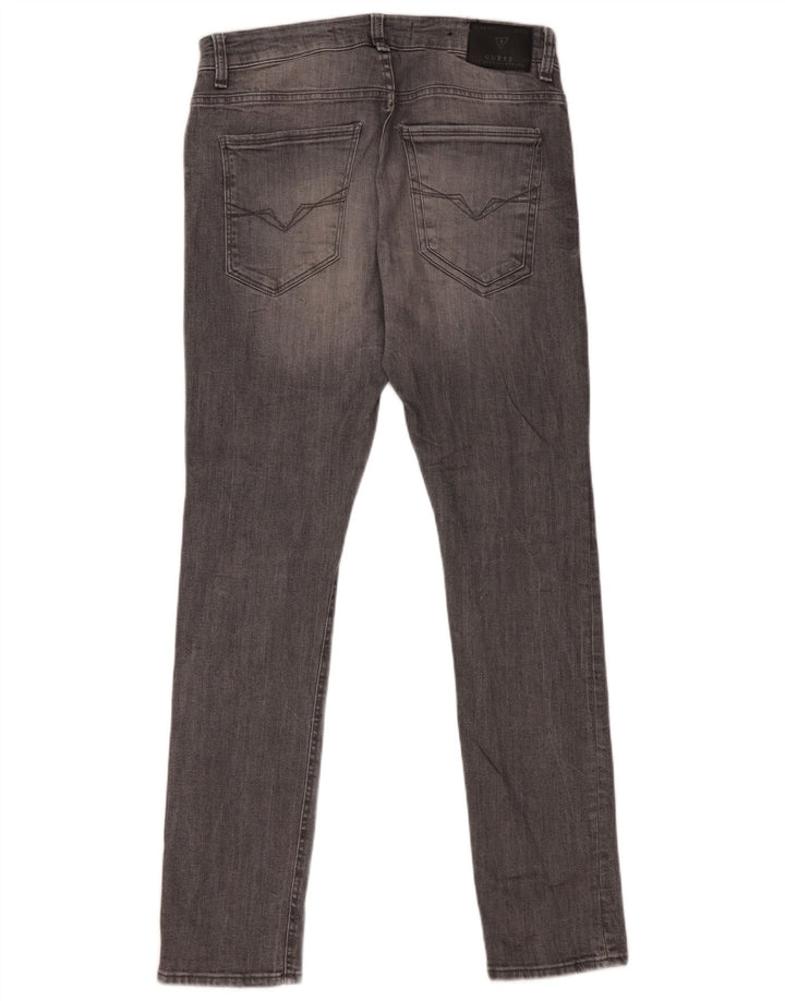 Jeans super skinny da donna Guess W32 L32 cotone grigio