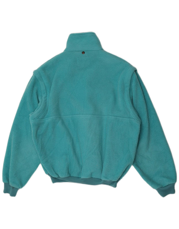 Giacca in pile da uomo Aesse UK 38 Medium Turchese Poliestere Sport
