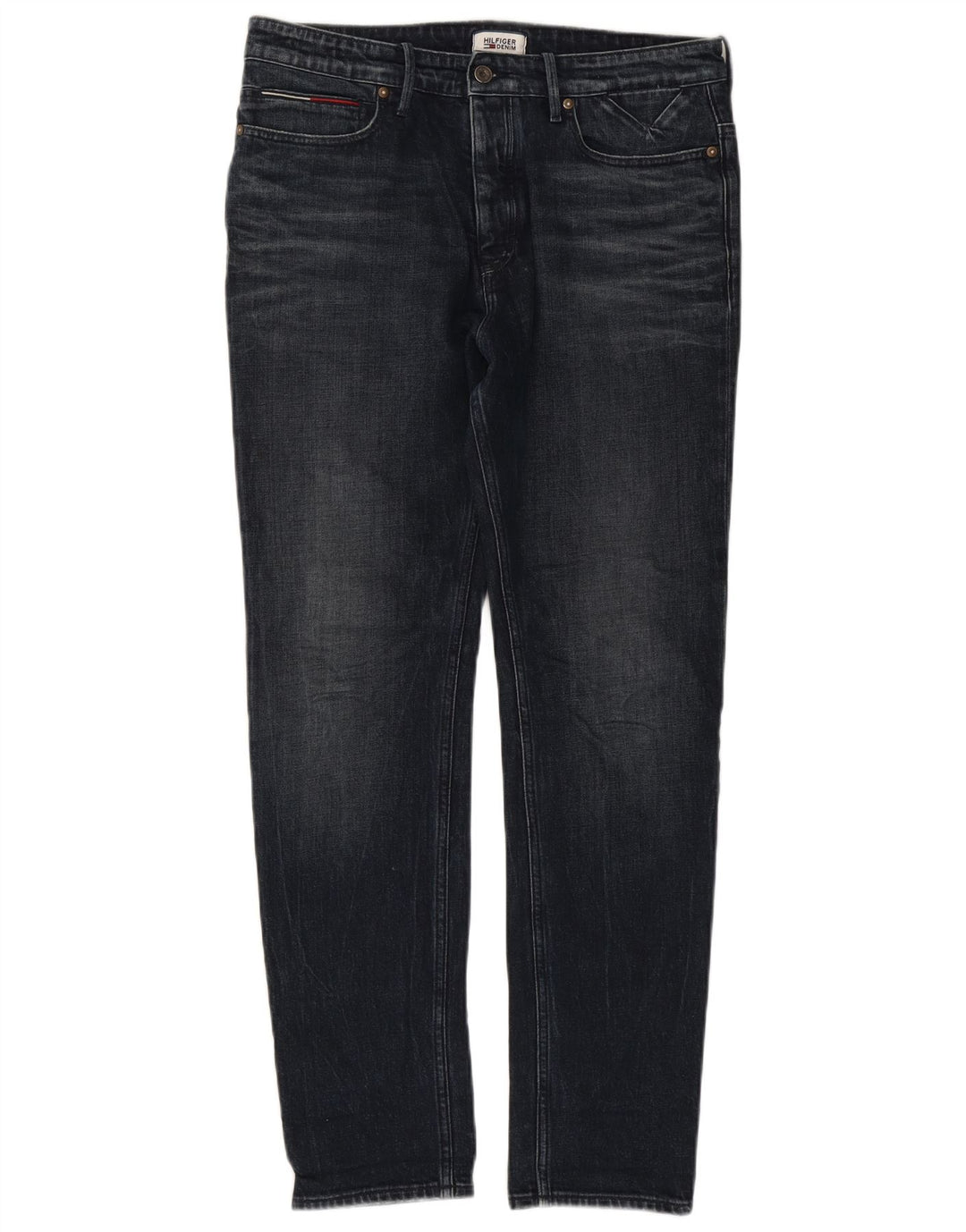 Jeans slim da uomo Tommy Hilfiger W32 L31 Blu navy