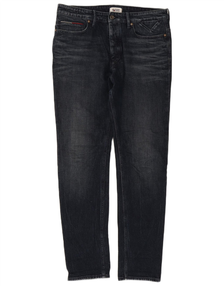 Jeans slim da uomo Tommy Hilfiger W32 L31 Blu navy