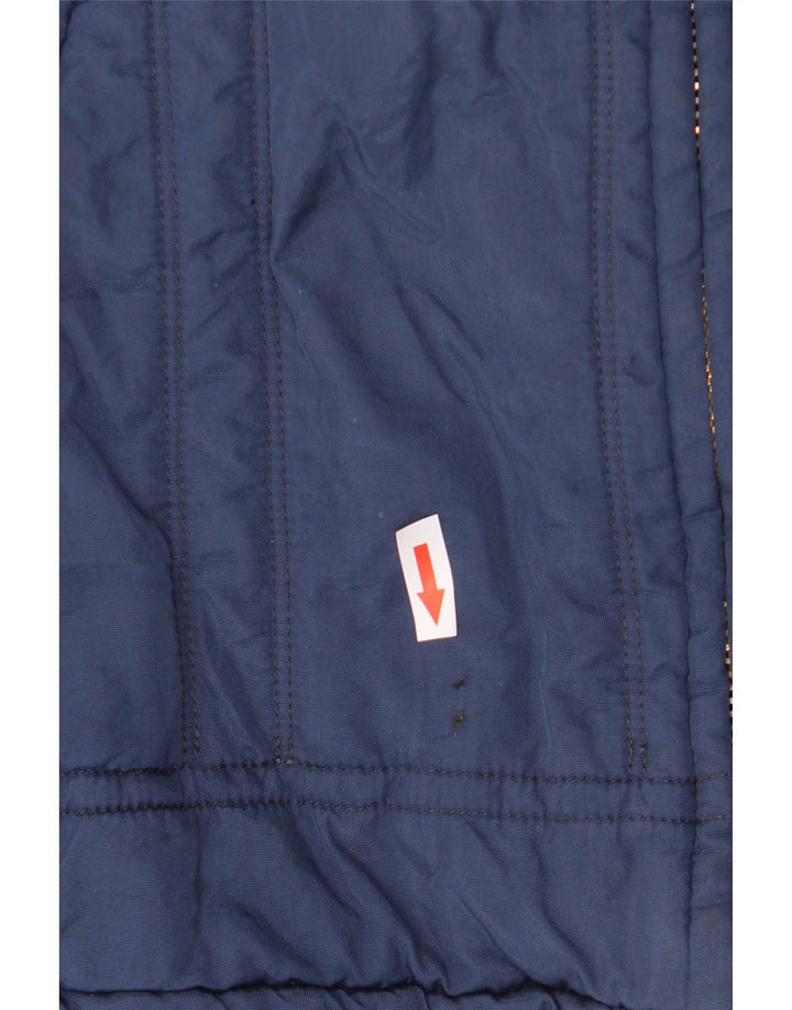 Giacca bomber con cappuccio da uomo Diesel UK 42 XL nylon blu
