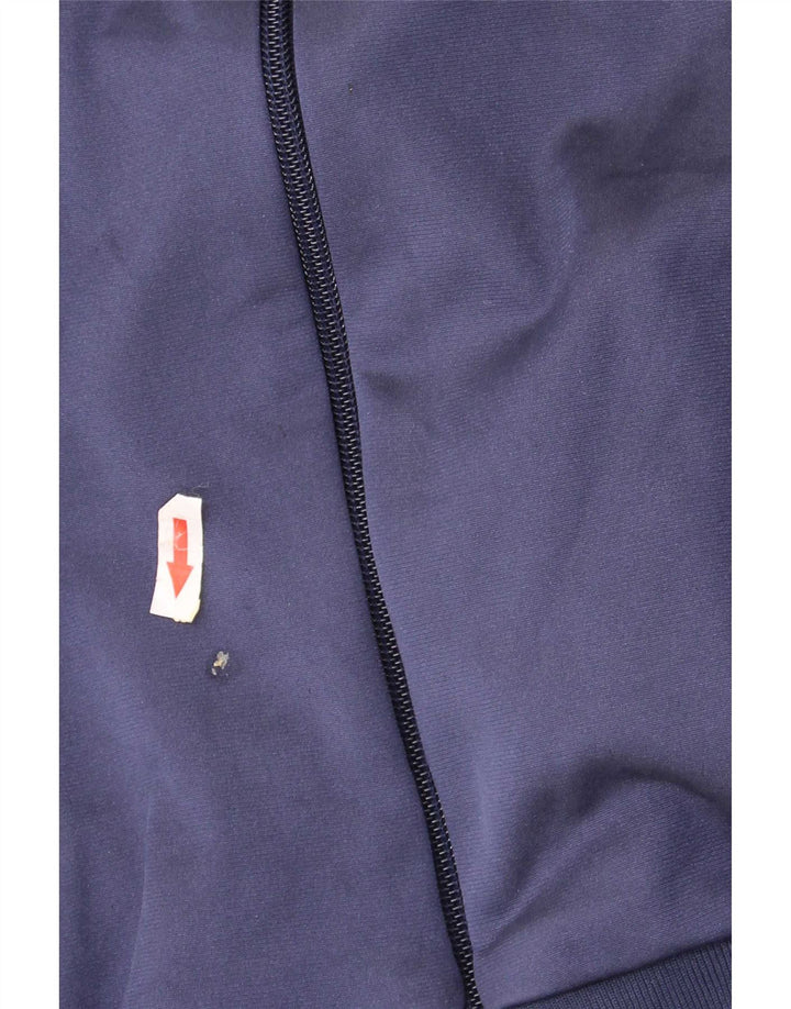 Giacca sportiva da uomo con grafica Asics, giacca grande, colore blu navy