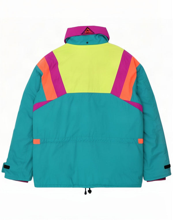Giacca da sci da uomo Aesse UK 42 XL Blu Colourblock Poliammide