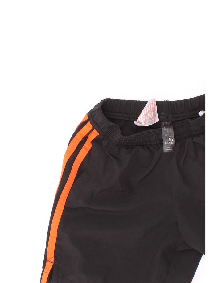 Pantaloncini sportivi Adidas Aeroready da ragazzo 4-5 anni in poliestere nero