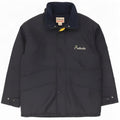 Giacca a vento vintage da uomo UK 42 XL poliestere blu navy