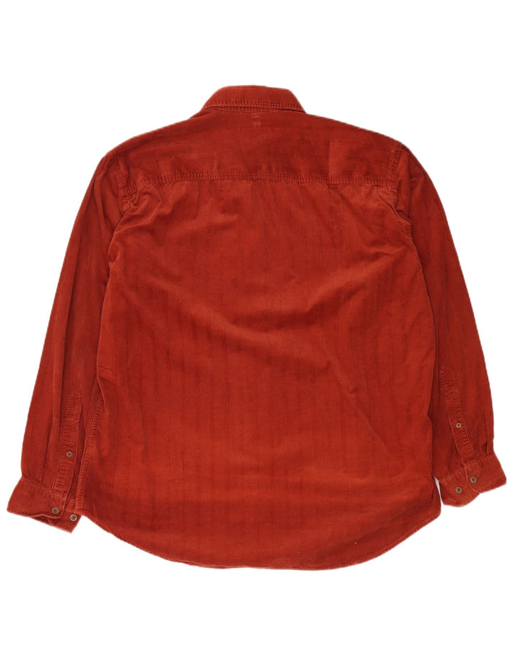 MARLBORO CLASSICS Camicia da uomo in velluto a coste XL rosso cotone