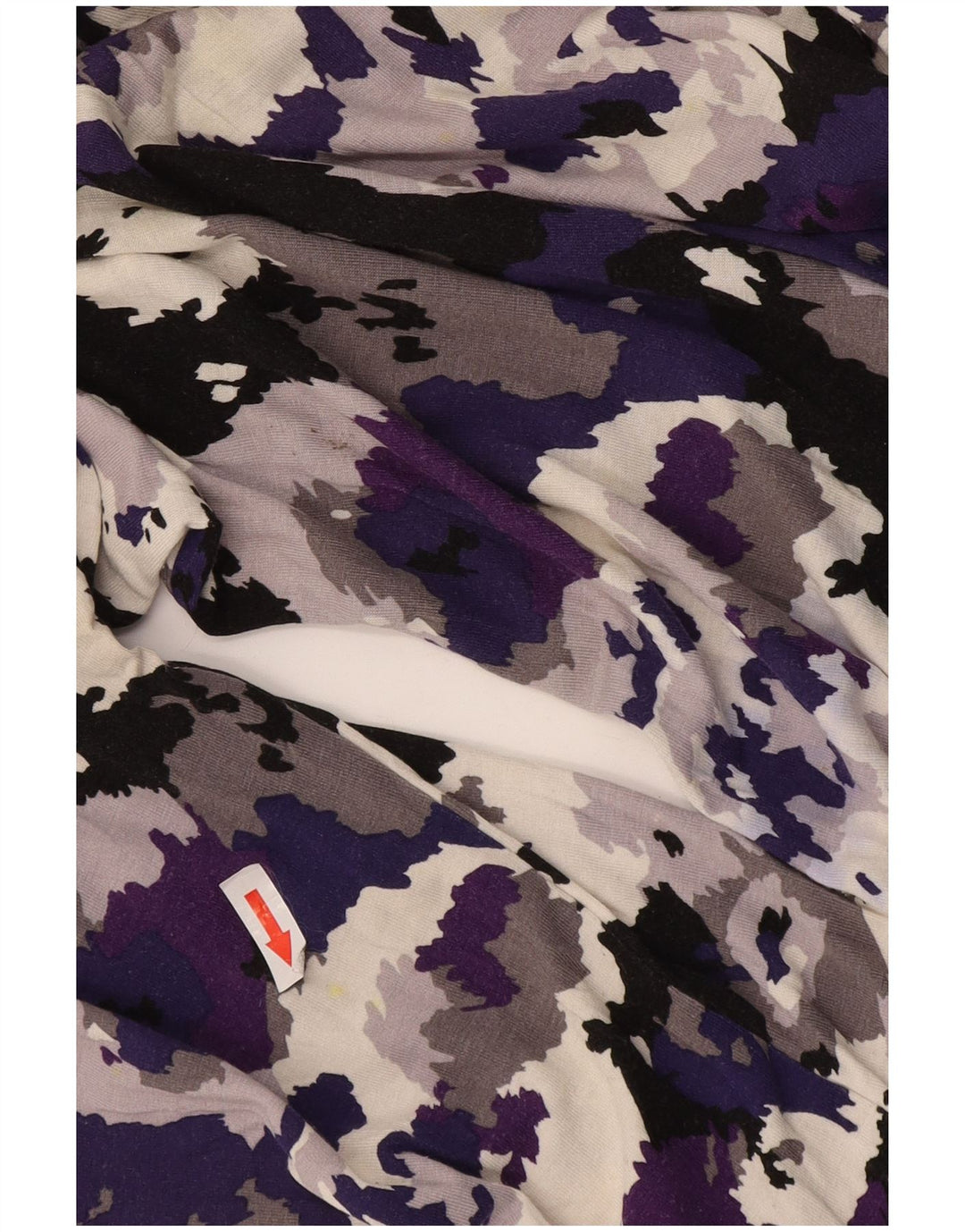 Abito basic da donna Marks & Spencer con maniche a 3/4 UK 16 Large Purple Camouflage