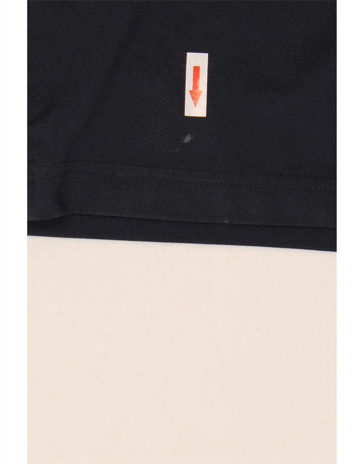 Pantaloncini sportivi da uomo Adidas medi in poliestere blu navy