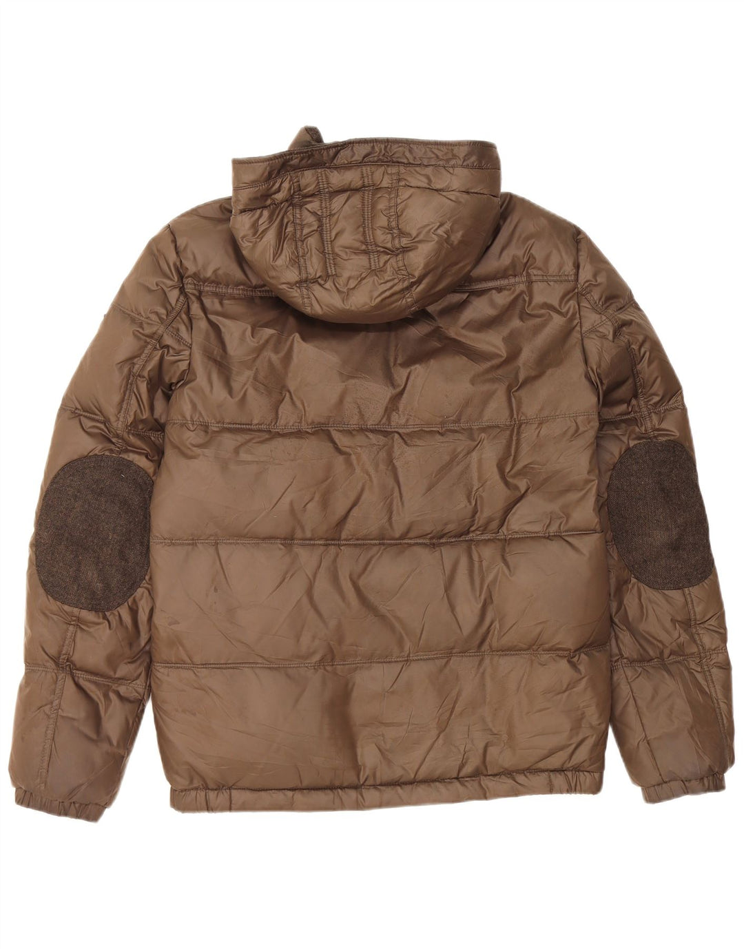 Giacca imbottita con cappuccio da uomo Guess UK 34 XS poliestere marrone