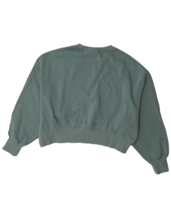 Felpa oversize da donna Nike Jumper UK 6 XS verde cotone