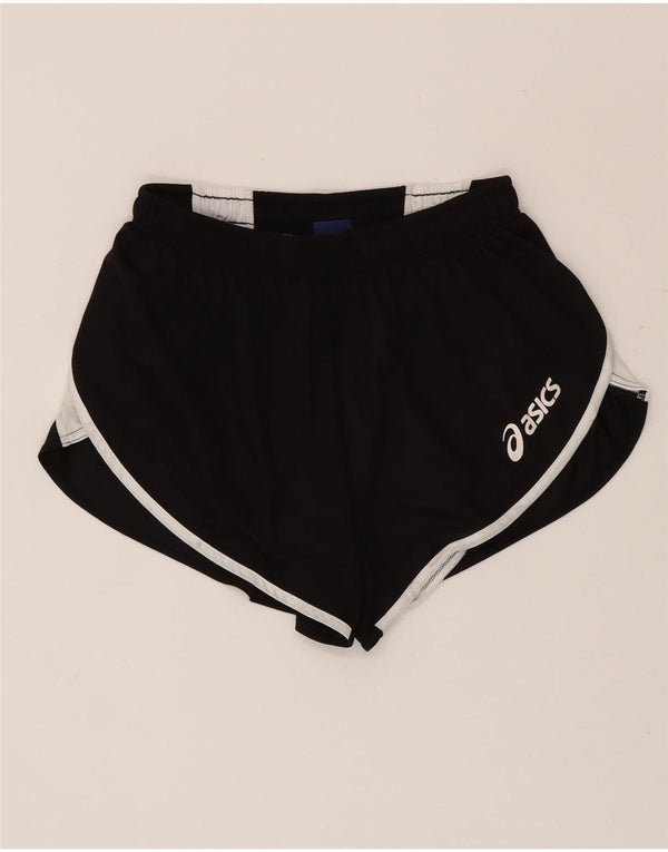 Pantaloncini da bagno ASICS da donna UK 14 Large Nero in poliestere color block