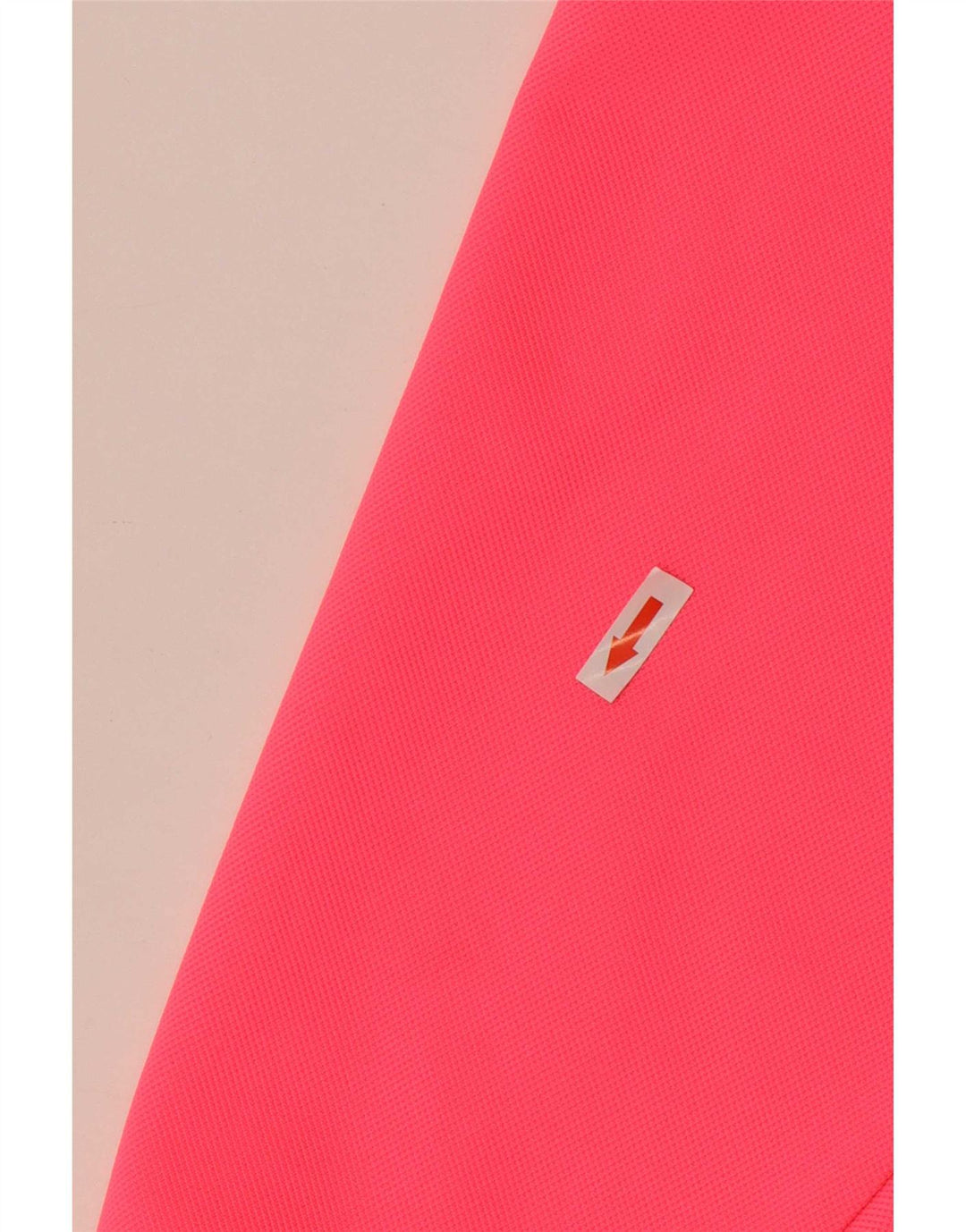 Maglione con cappuccio e zip oversize corto da donna Zara UK 14 Poliestere rosa medio