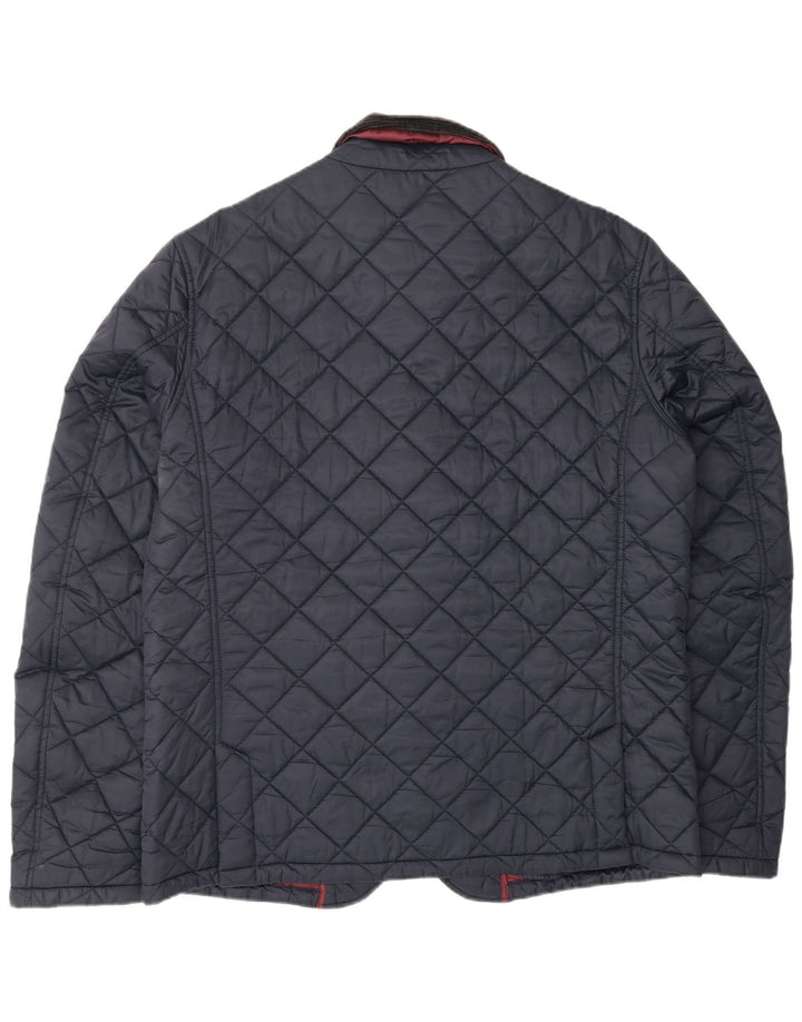 BARBOUR Giacca trapuntata Heritage da uomo UK 42 XL Blu navy