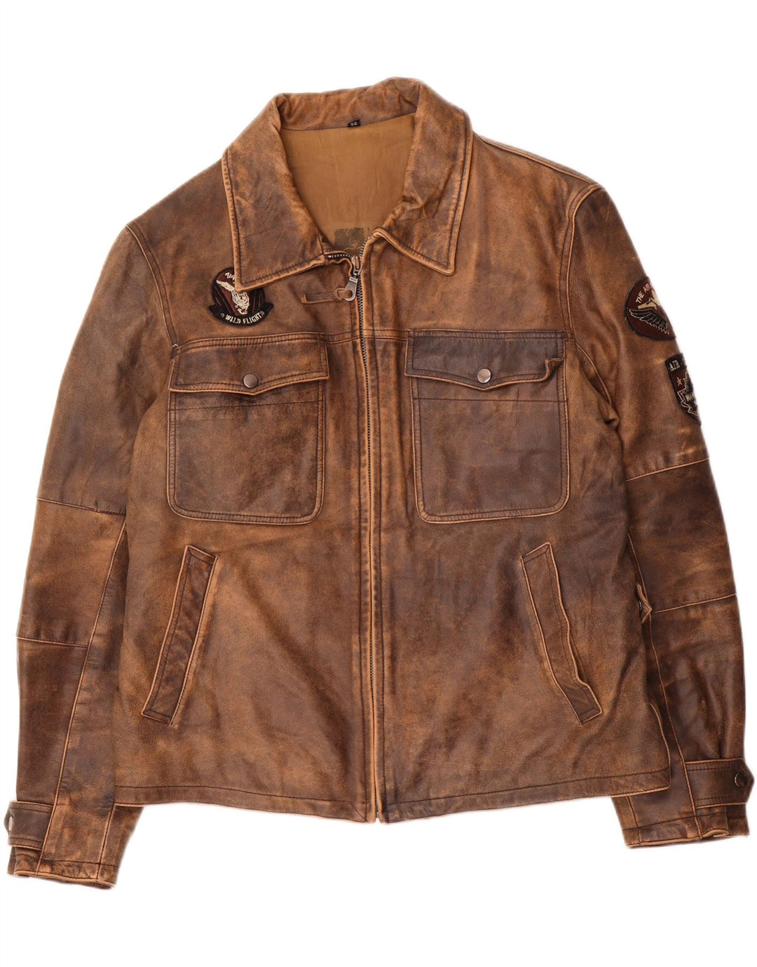 Giacca Pelle Uomo Conbipel IT 54 XL Marrone