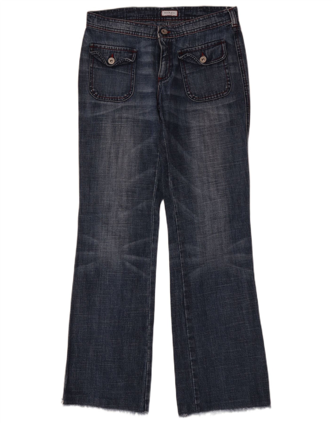 Jeans svasati da donna Max & Co. IT 42 Medio W30 L32 Blu Cotone