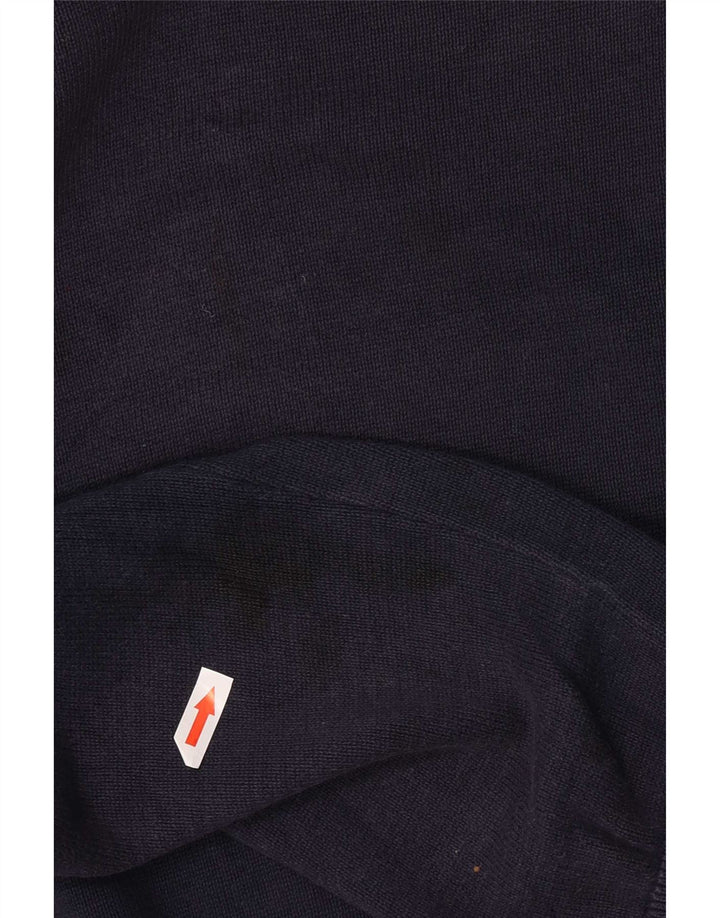 Maglione da uomo con scollo a V Marks & Spencer grande in cotone blu navy