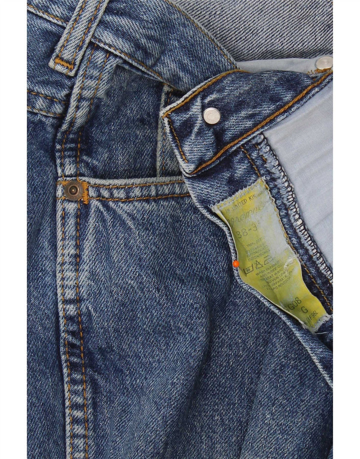 Jeans affusolati da uomo Wrangler W38 L35 cotone blu