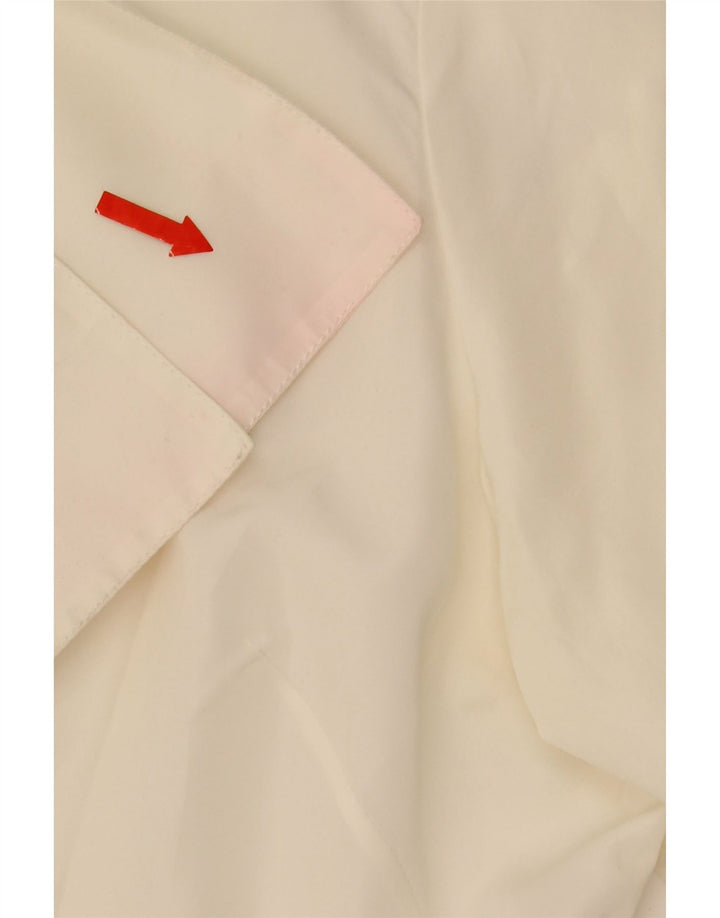 FERRE Womens Pullover Shirt Blouse UK 18 XL  Off White Acetate Vintage Ferre and Second-Hand Ferre from Messina Hembry 