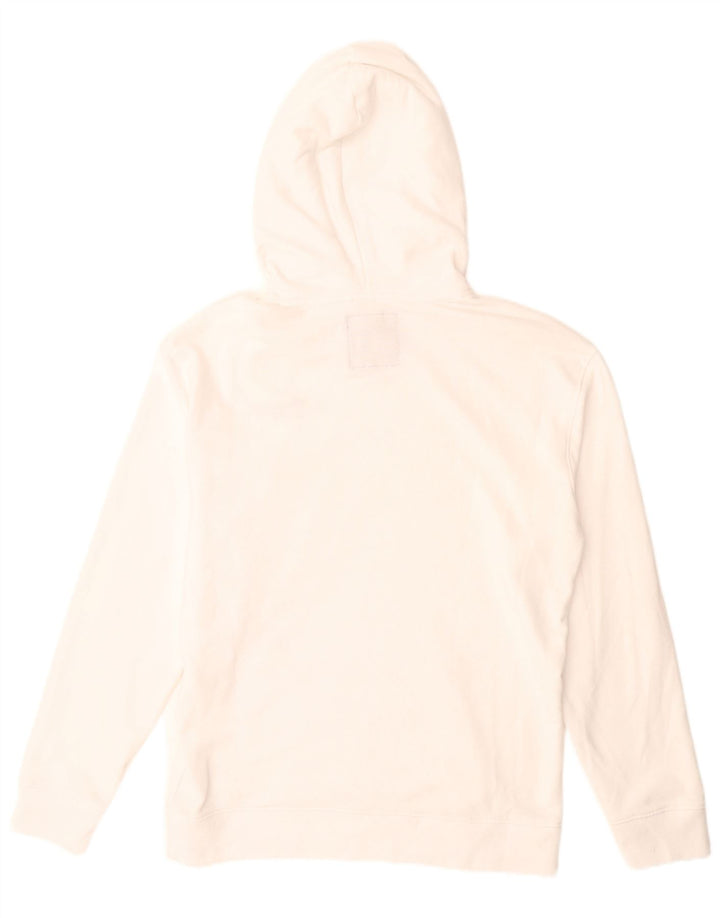 Maglione con cappuccio da uomo Hollister Small in cotone bianco