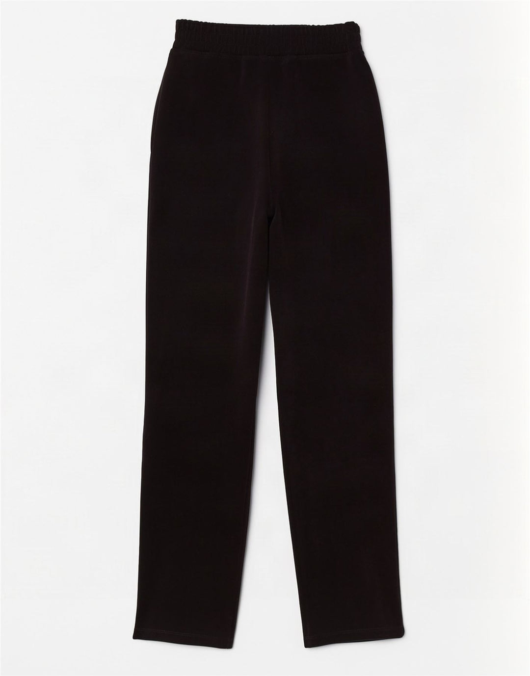 Pantaloni da tuta da donna in velluto Guess UK 10 piccoli poliestere nero