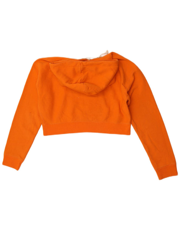 Maglione con cappuccio grafico oversize da donna Champion UK 10 Small Arancione