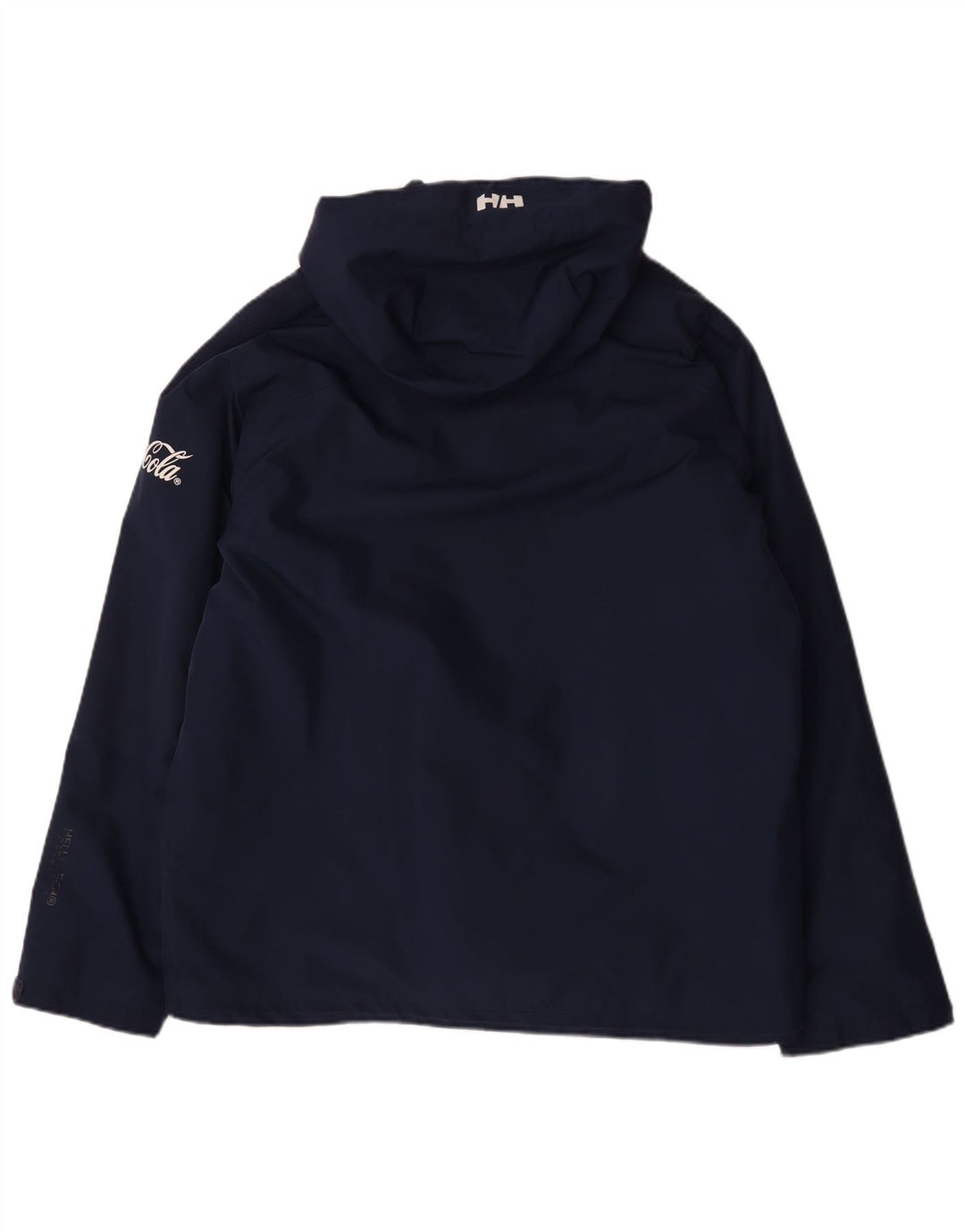 Giacca a vento con cappuccio da uomo Helly Hansen UK 42 XL poliestere blu navy