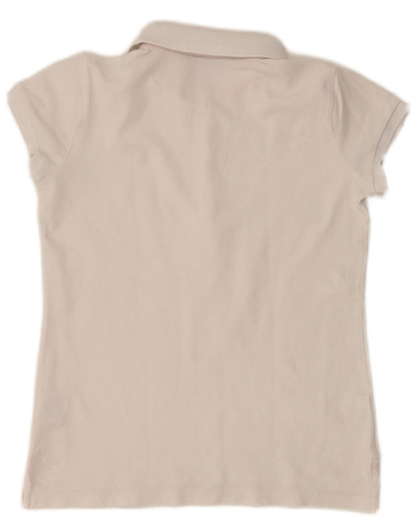 Polo Bambina RALPH LAUREN 12-13 Anni Large Cotone Bianco