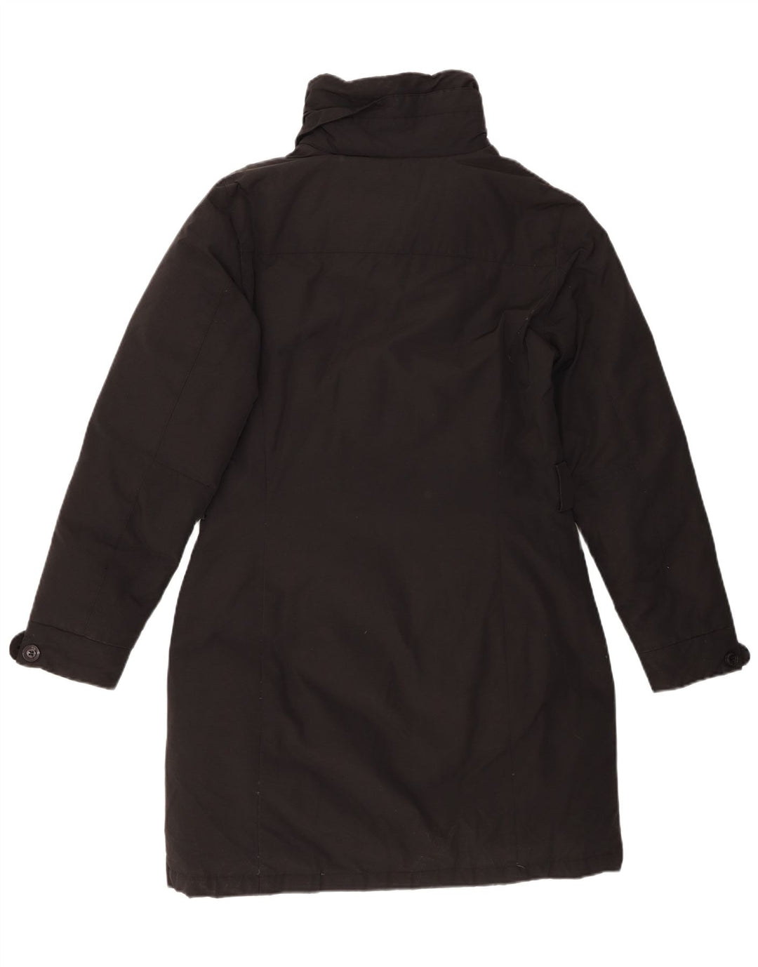 Cappotto imbottito da donna Woolrich UK 14 grande cotone nero