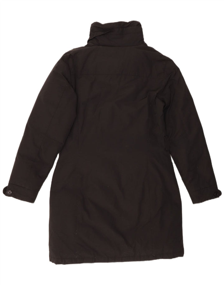 Cappotto imbottito da donna Woolrich UK 14 grande cotone nero