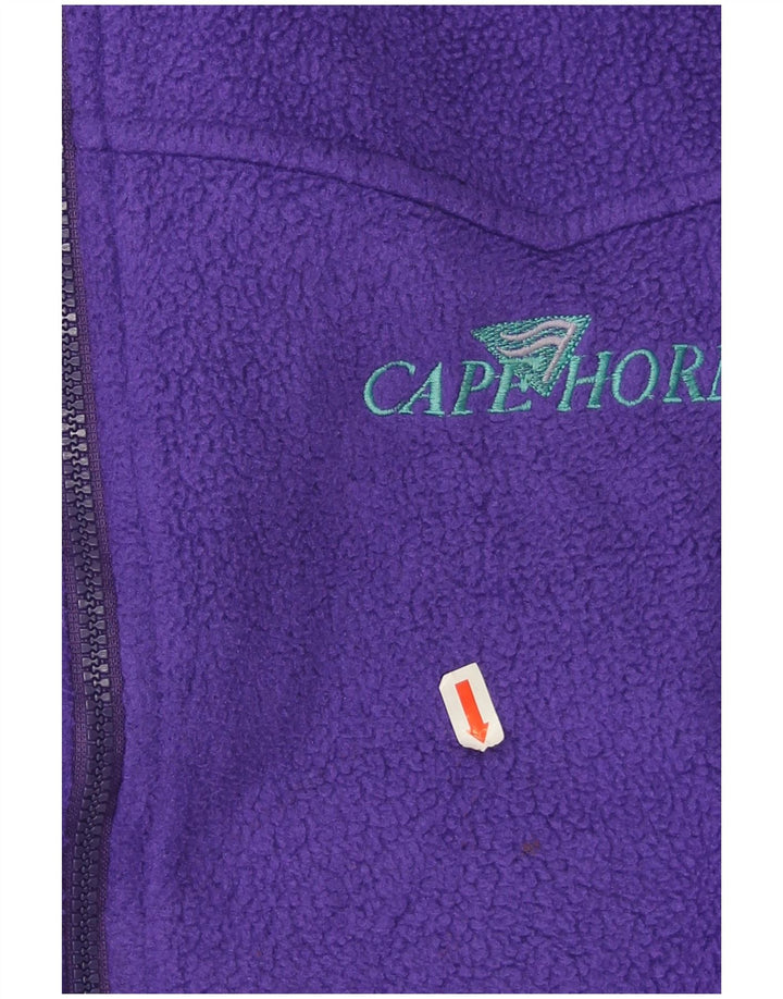 Gilet in pile da uomo Cape Horn UK 40 grande poliestere viola