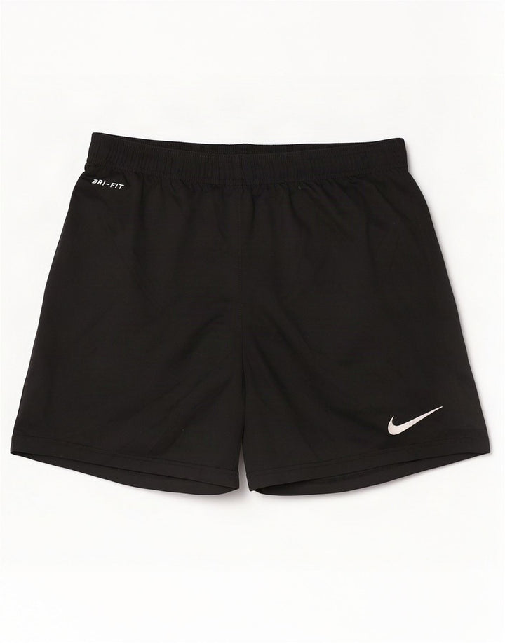 Pantaloncini sportivi Nike Dri Fit da uomo, poliestere medio nero