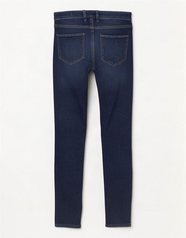 Jeans skinny Hollister da donna a vita alta W27 L26 cotone blu