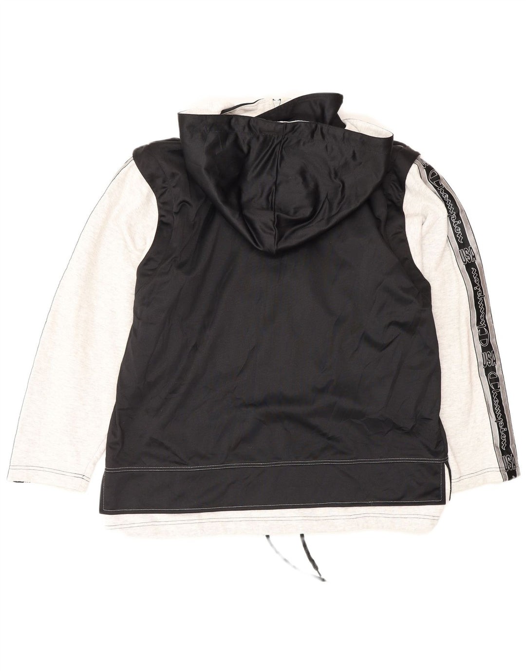 Giacca sportiva da uomo con cappuccio grafico Champion, colore nero medio