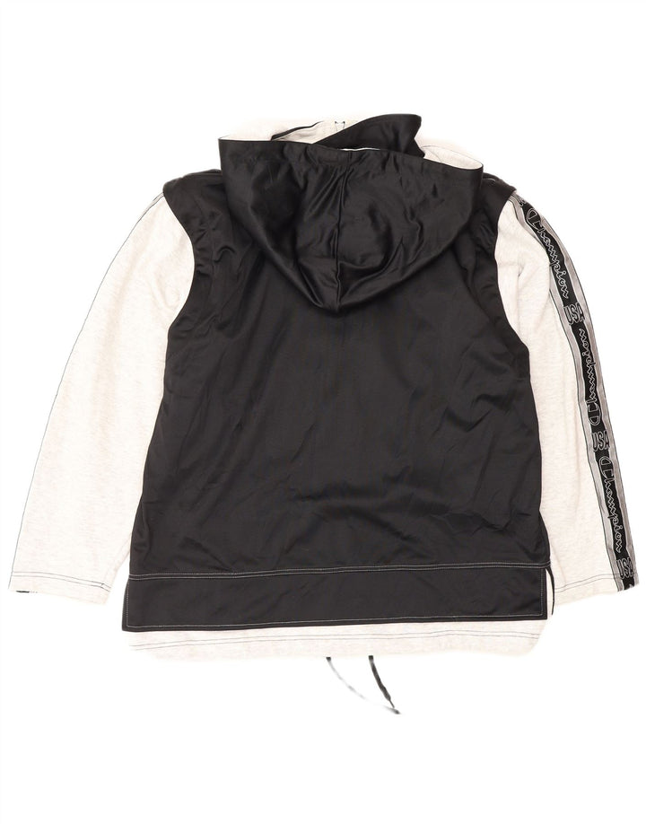 Giacca sportiva da uomo con cappuccio grafico Champion, colore nero medio