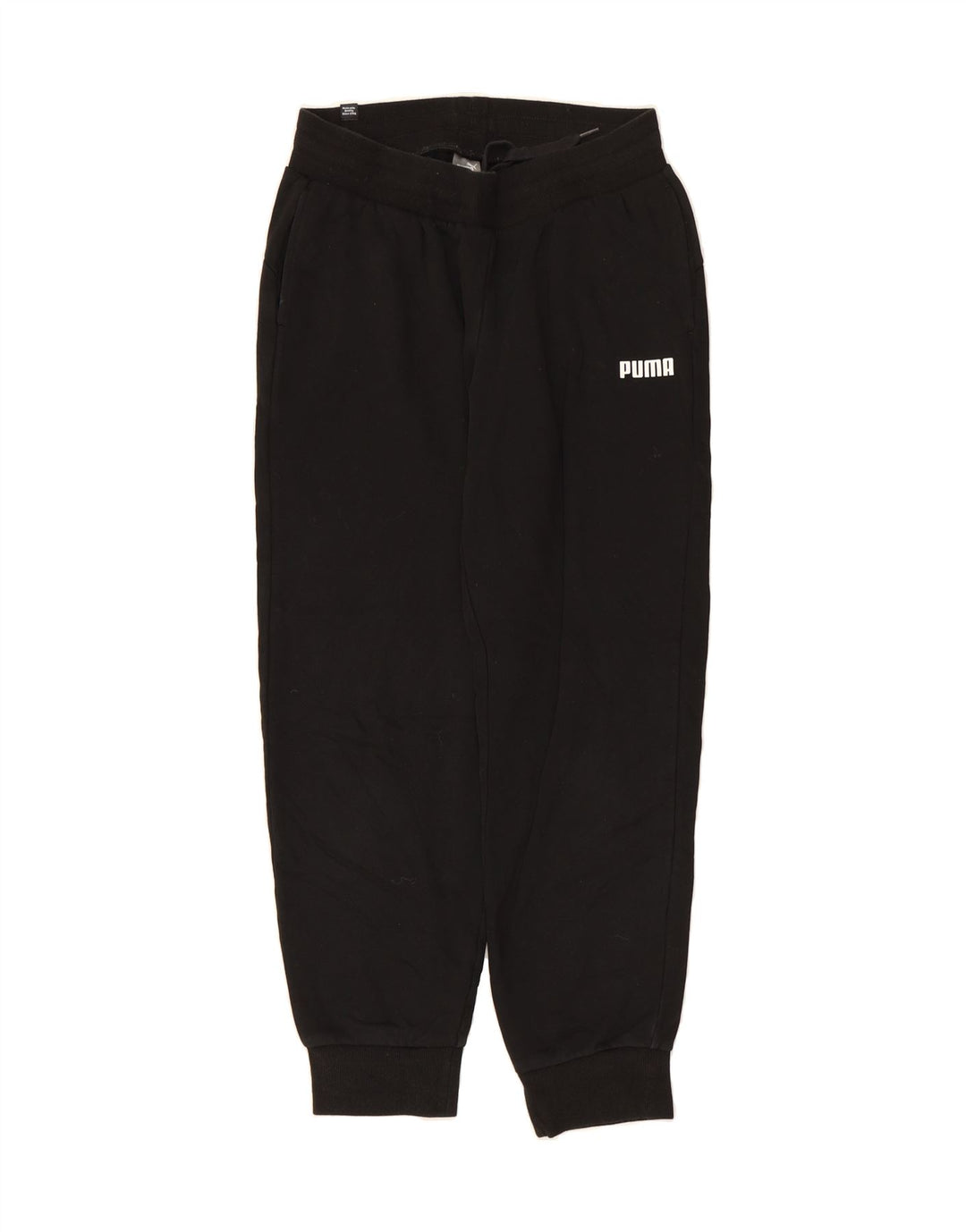 PUMA Womens Tracksuit Trousers Joggers UK 10 Small  Black Vintage Puma and Second-Hand Puma from Messina Hembry 