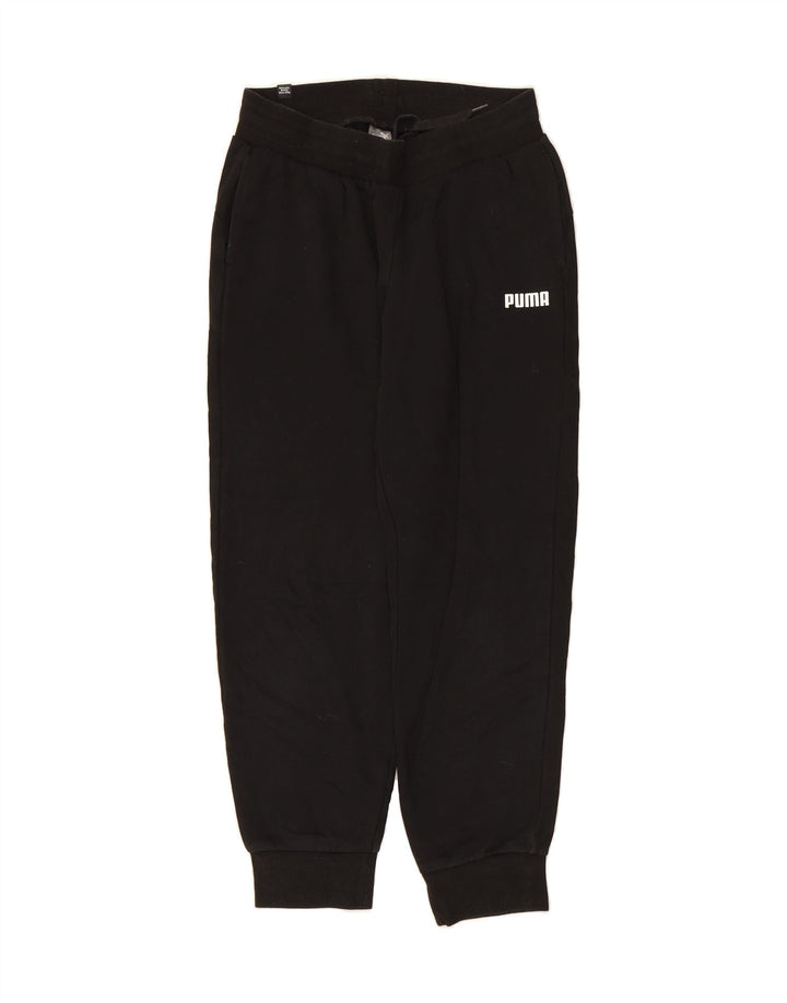 PUMA Womens Tracksuit Trousers Joggers UK 10 Small  Black Vintage Puma and Second-Hand Puma from Messina Hembry 