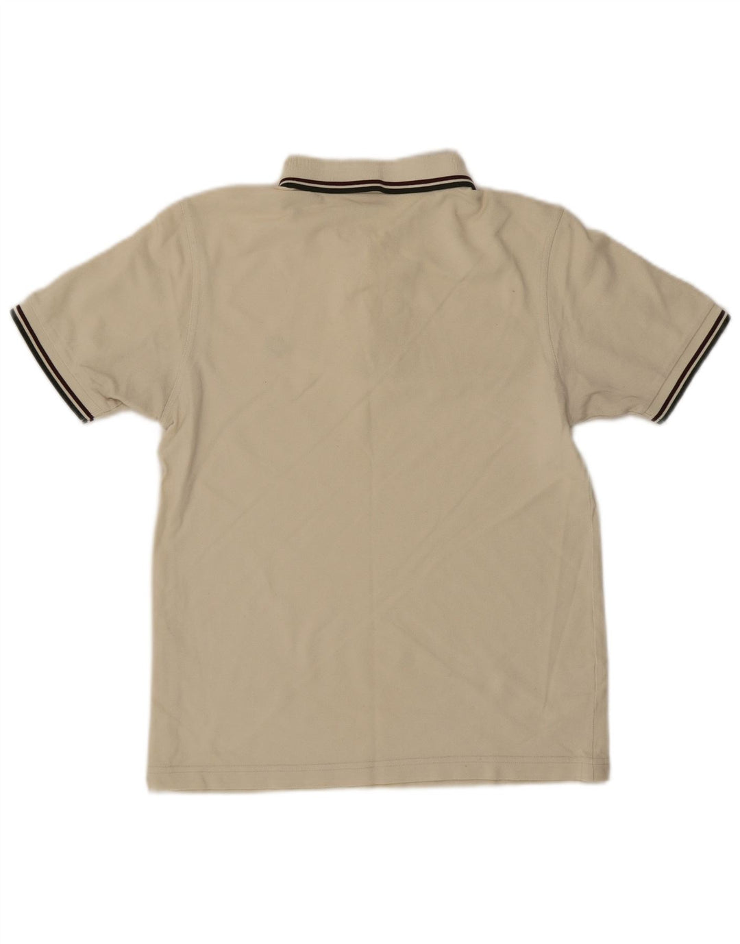 Polo da uomo slim fit Fred Perry in cotone bianco sporco medio