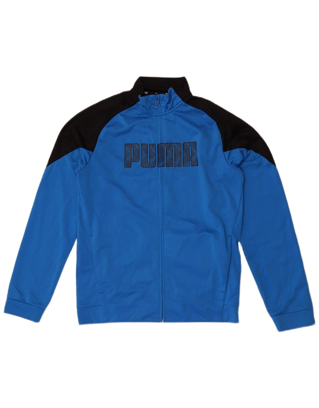 Giacca da ginnastica grafica da ragazzo Puma 15-16 anni Blu Colourblock