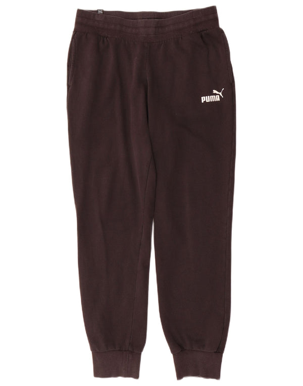 Pantaloni da tuta da donna Puma Joggers UK 12 Medium Black Cotton