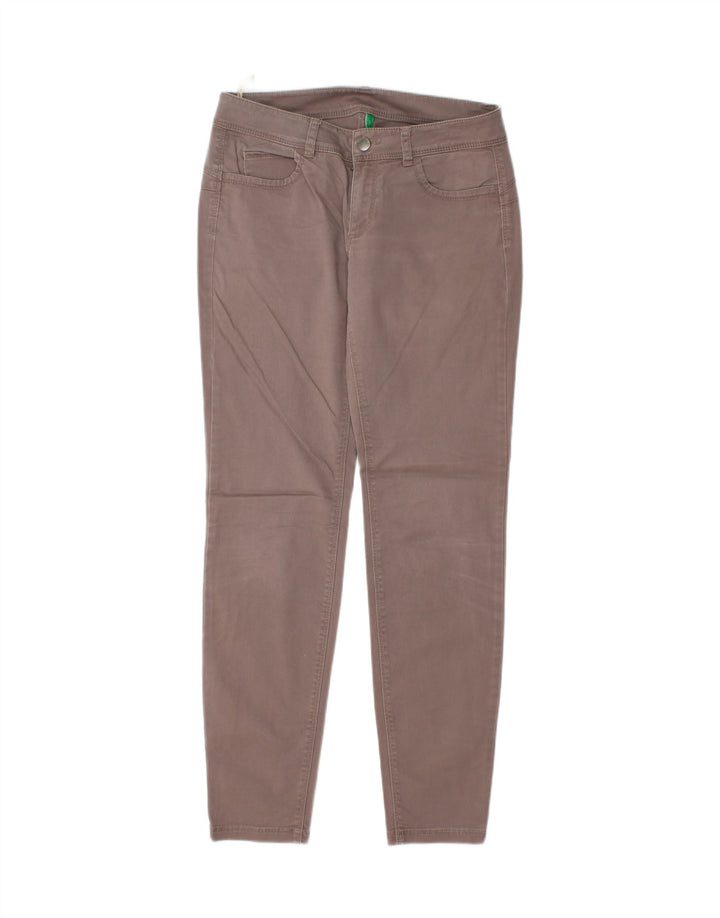 BENETTON Womens Skinny Jeans W30 L30 Grey Cotton Vintage Benetton and Second-Hand Benetton from Messina Hembry 