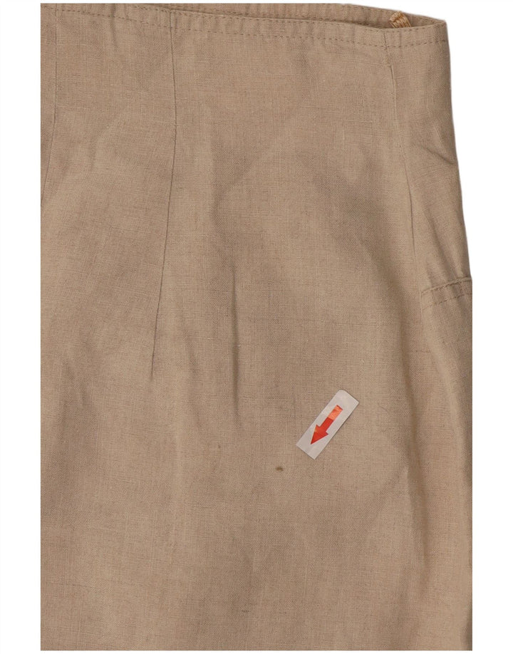 Minigonna da donna Max Mara W24 XS Lino beige